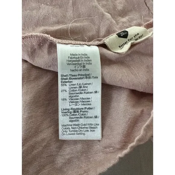 Madewell Lorelei Mini Dress Linen sz XS - Picture 5 of 5